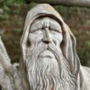 Hand-Carved Teak Wood Statue – The Sage Guardian