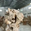 The Largest Solid Wood Tiger Sculpture in Indonesia