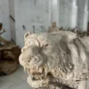 The Largest Solid Wood Tiger Sculpture in Indonesia