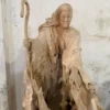 Hand-Carved Solid Teak Jesus Sculpture Type 1