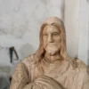 Hand-Carved Solid Teak Jesus Sculpture Type 2