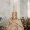 Hand-Carved Solid Teak Jesus Sculpture Type 2