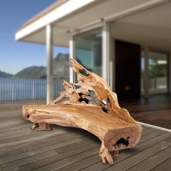 Teak Root Bench