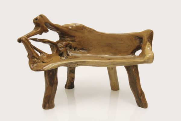 Teak Root Bench
