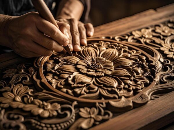 Authentic Jepara Hand-Carved Wood Artwork